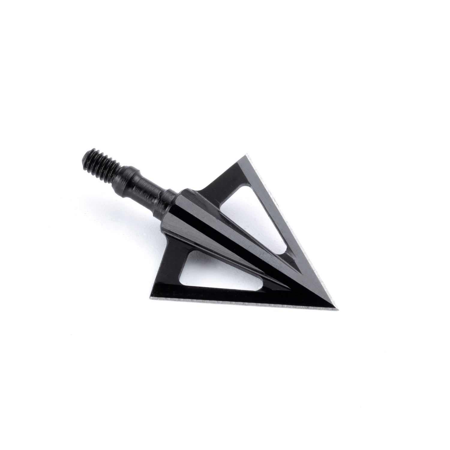 Vantage Point Archery 2-blade double bevel broadhead with vented design and 100 grain weight for hunting and target shooting.