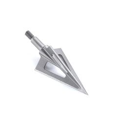 Vantage Point Archery 3-blade stainless steel broadhead with vented design for precise arrow hunting and field use.
