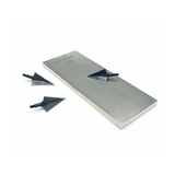 Vantage Point Archery double-sided diamond stone for sharpening archery tools, featuring dual abrasive surfaces for versatile use.
