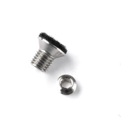 Vantage Point Archery hard stop with lock screw for bow riser, featuring durable metal construction and secure locking mechanism.