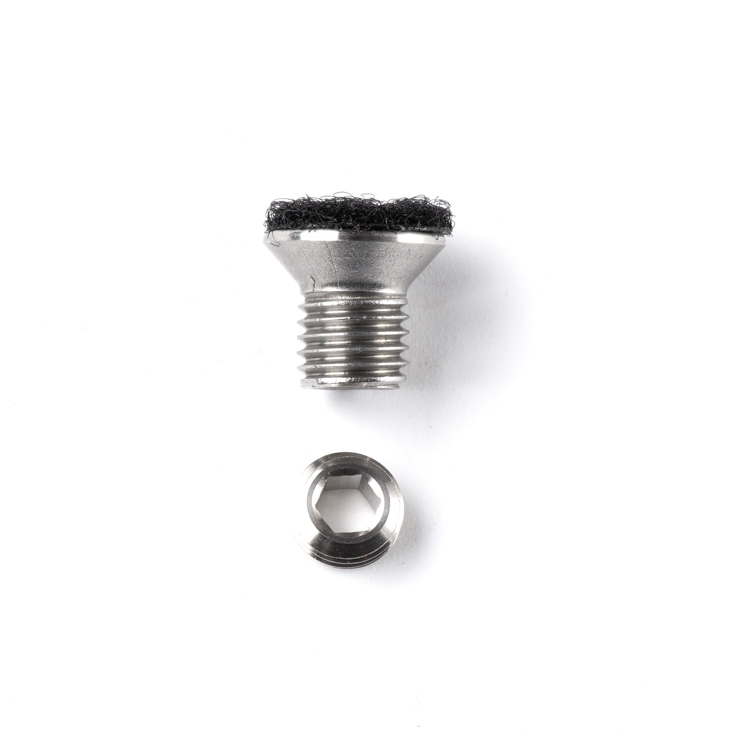 Vantage Point Archery hard stop with lock screw for precise bowstring adjustment and secure locking.