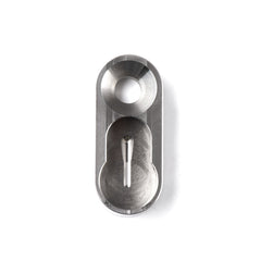 Vantage Point Archery ILF Insert for bow risers, shown in black with metal construction, designed for secure arrow attachment.