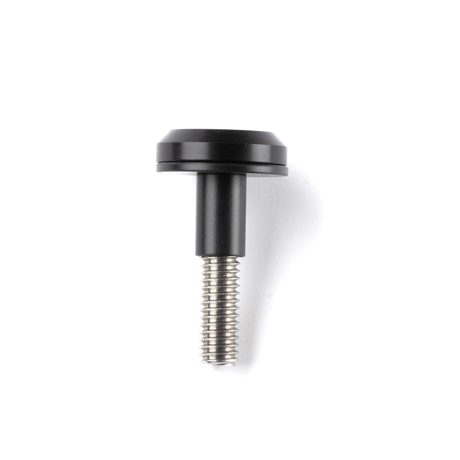 Vantage Point Archery limb bolt for bow limbs, silver metal hardware, close-up view of the bolt's threading and head.