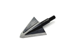 Vantage Point Archery VPA Omega Broadhead, 100 grain all-purpose arrowhead with left bevel, no bleeders, for hunting or target practice.