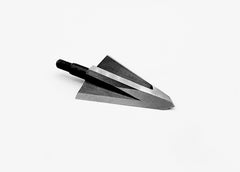 Vantage Point Archery VPA Omega Broadhead, 100 grain, all-products, left bevel, no bleeders, hunting arrow tip on white background