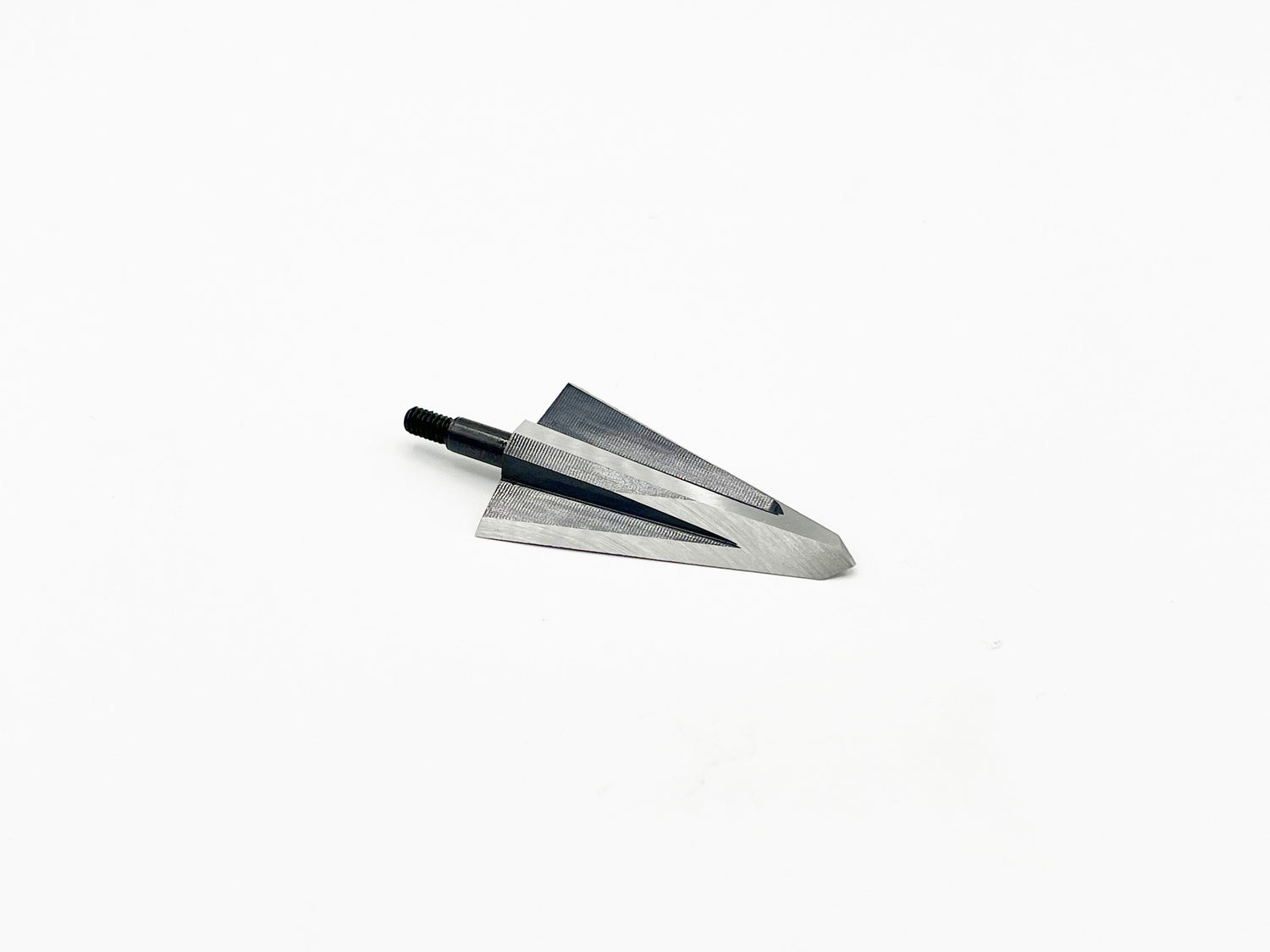 Vantage Point Archery VPA Omega Broadhead with all-black design, 100 grain, left bevel, no bleeders, sharp hunting broadhead