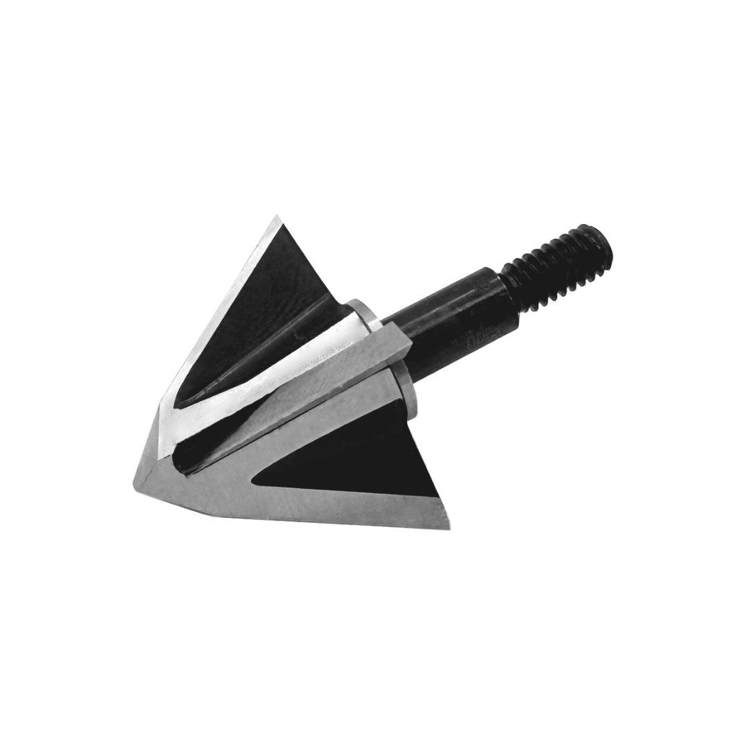Vantage Point Archery VPA Omega Broadhead, 100 grain all-purpose arrowhead with left bevel and no bleeders, for hunting arrows.