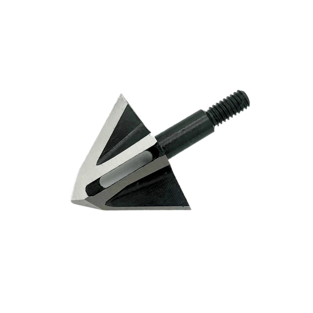 Vantage Point Archery VPA Omega Broadhead, 100 grain, all-purpose arrowhead with left bevel and no bleeders, designed for hunting.