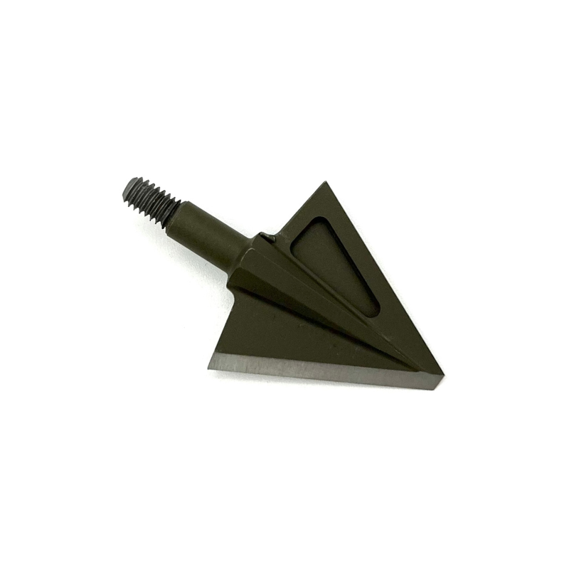Vantage Point Archery all products 2-blade single bevel broadhead made of premium tool steel, 125gr, with a sharp left bevel.