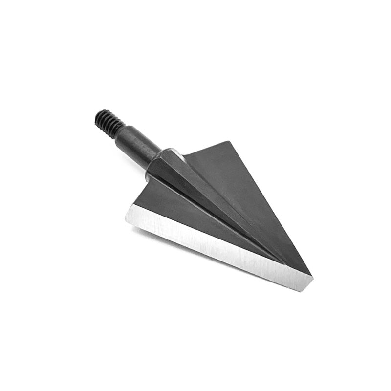 Vantage Point Archery 2-blade single bevel arrow broadhead made of premium steel, 125 grains, with a sharp cutting edge.