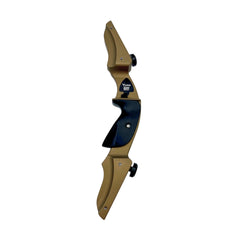 Left-handed Vantage Point Archery VPA Riser in OD Green, 13-inch bow riser for all archery products.