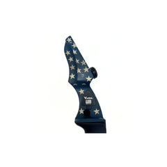 Left-handed Vantage Point Archery VPA Riser in OD Green, 13-inch All Products model with detailed close-up view.