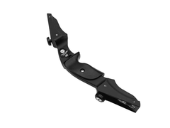 Left-handed Vantage Point Archery VPA Riser in OD Green, 13-inch all-purpose bow riser for archery equipment.