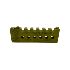 Vantage Point Archery Crest Rest in tan, designed to support and stabilize arrows on a bow for accurate shooting.